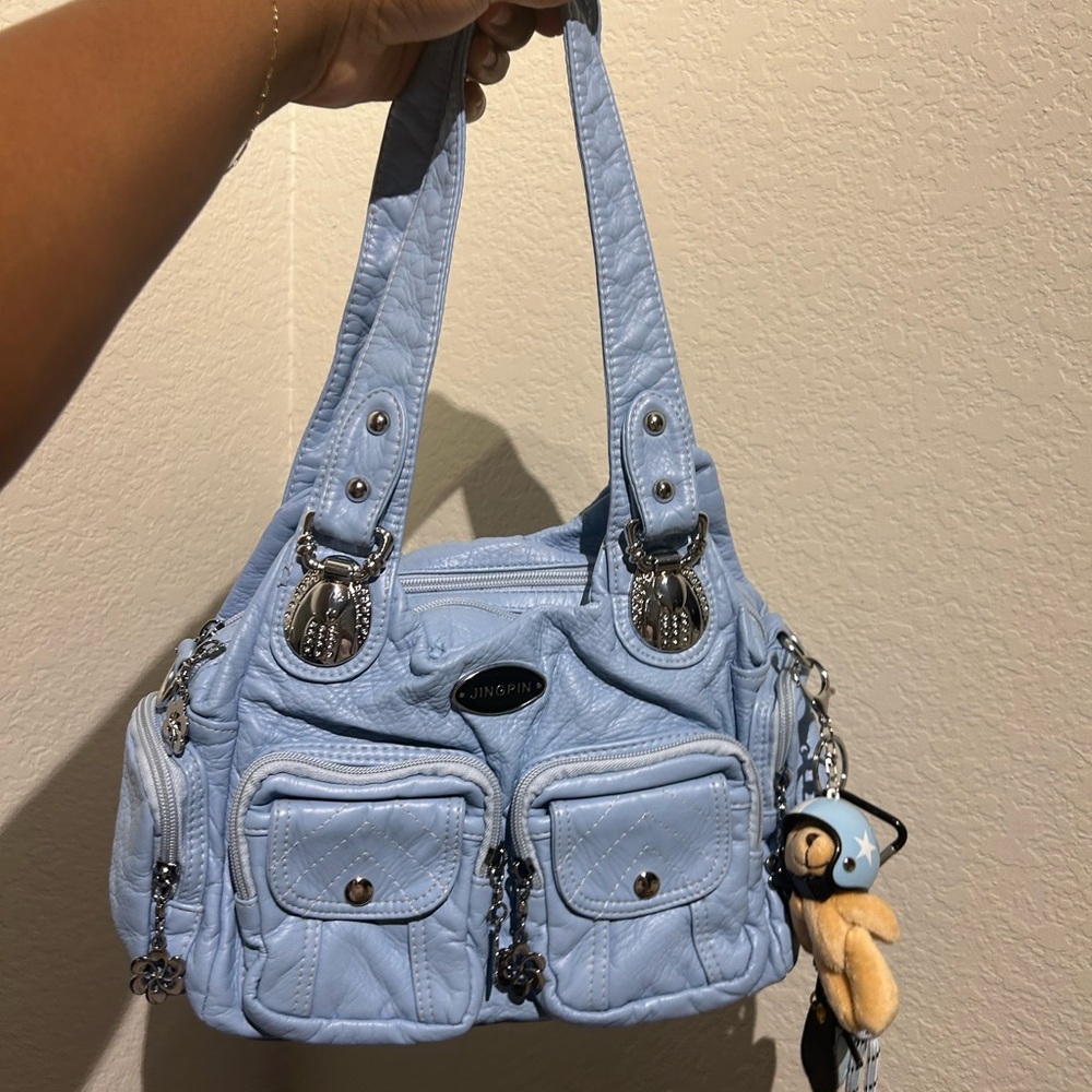 Sky Blue Shoulder Bag